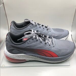 Puma Mens sz 13 X-Cell Lightspeed Athletic Sneakers 309972-02 Gray